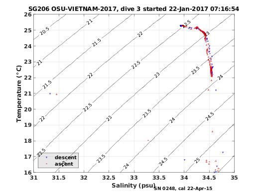 Temperature Salinity Diagnostic