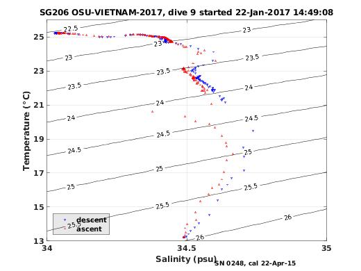 Temperature Salinity Diagnostic