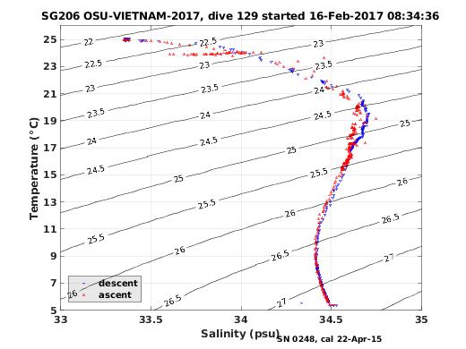 Temperature Salinity Diagnostic