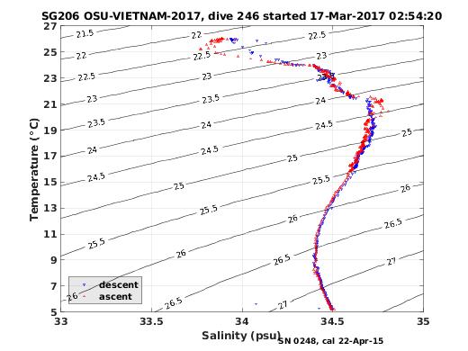 Temperature Salinity Diagnostic