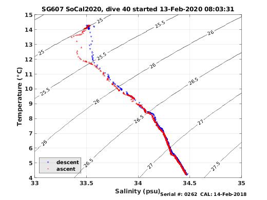 Temperature Salinity Diagnostic