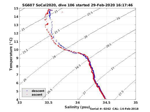 Temperature Salinity Diagnostic