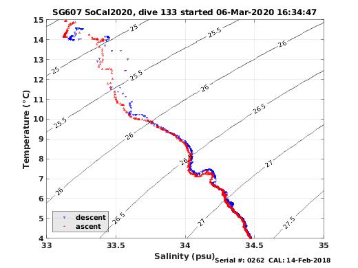 Temperature Salinity Diagnostic