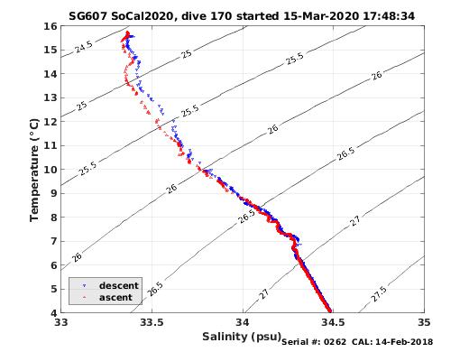 Temperature Salinity Diagnostic