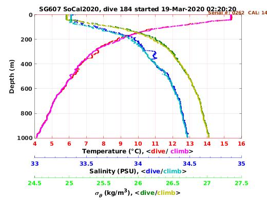 Temperature Salinity