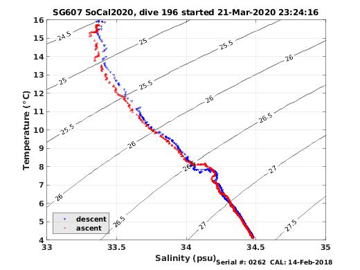 Temperature Salinity Diagnostic