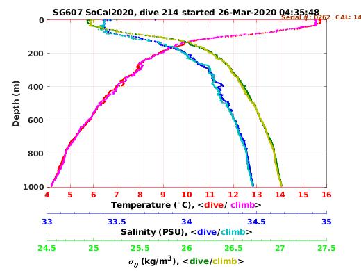 Temperature Salinity