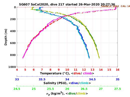 Temperature Salinity