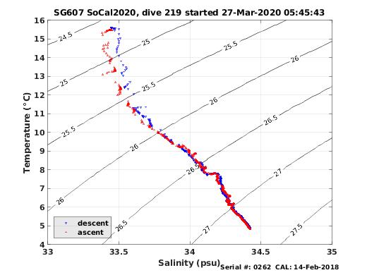 Temperature Salinity Diagnostic