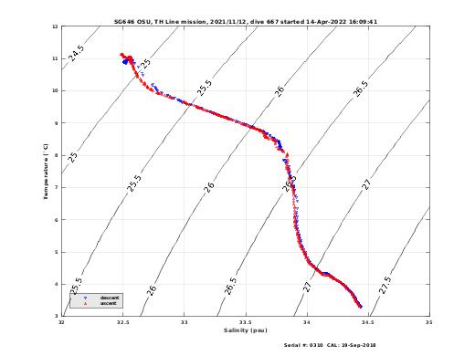 Temperature Salinity Diagnostic