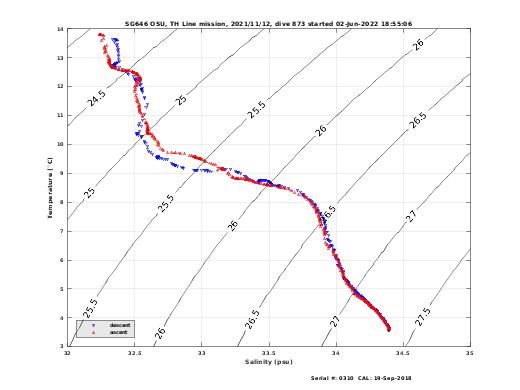 Temperature Salinity Diagnostic