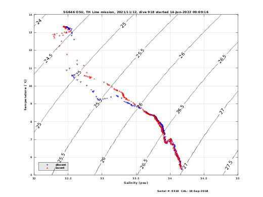Temperature Salinity Diagnostic
