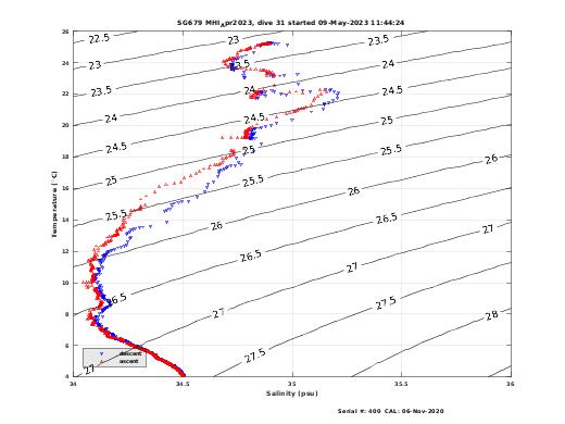 Temperature Salinity Diagnostic