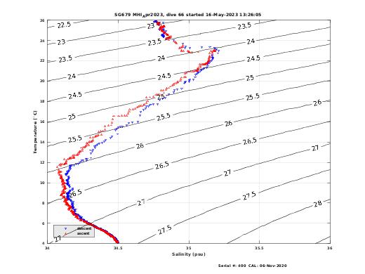 Temperature Salinity Diagnostic