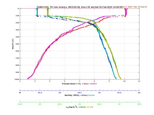 Temperature Salinity