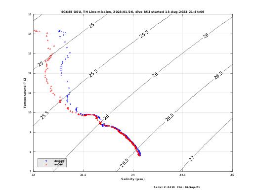 Temperature Salinity Diagnostic