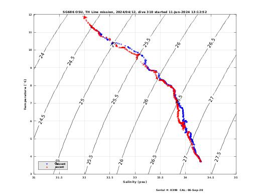 Temperature Salinity Diagnostic